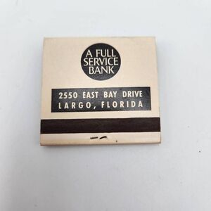 Vintage Matchbook Mid-County Commercial Bank 2550 East Bay Drive Largo Florida M